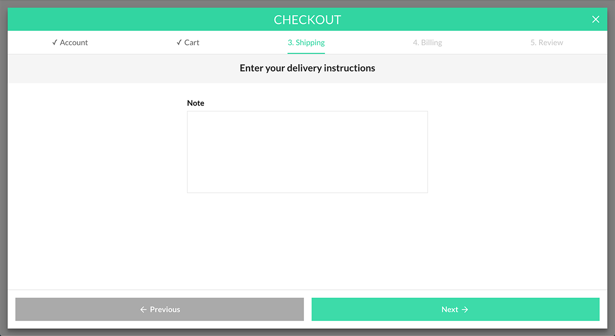 UI - Checkout - Shipping 3